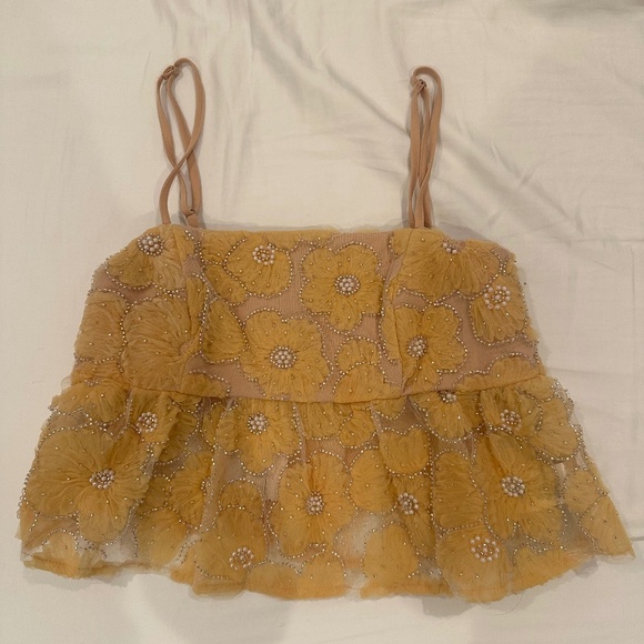 Embellished Floral Tank - Picture 1 of 2